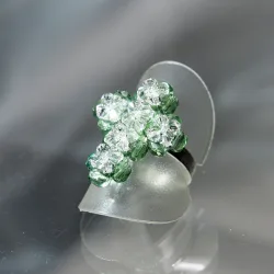  - Ring Viridiana -  - Laiton argenté